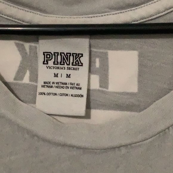 Victoria Secret Pink Tanktop Gray Medium - Picture 2 of 3